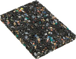 Kovalex Holz- und Bautenschutzunterlage, BxHxL: 8 x 90 x 60 mm, Gummigranulat - schwarz