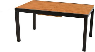 MERXX Gartentisch, LxBxH: 90 x 150/200 x 75 cm - grau