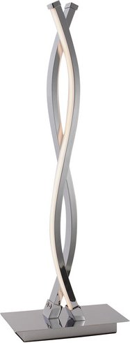 EGLO Tischleuchte »LASANA 2«, warmweiß, inkl. Leuchtmittel, Höhe: 46 cm - silberfarben