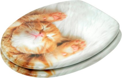 Sanilo WC-Sitz, BxL: 37,7 x 47 cm, Lilly - beige