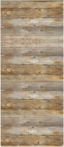 mySPOTTI Badrückwand »Holz«, BxH:90 cm x 210 cm, braun