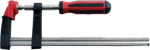 CONNEX Bastlerschraubzwinge, Spannweite: 200 mm, stahl|Kunststoff/Temperguss, 26 cm - bunt