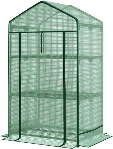 Thumbnail - Outsunny Gewächshaus, LxBxH: 69 x 49 x 125 cm - gruen