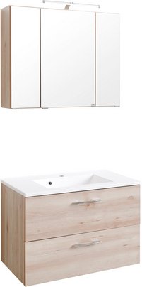 HELD MÖBEL Waschtisch-Set »Portofino«, BxHxT: 80 x 54 x 47 cm - bunt