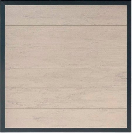 Mr. GARDENER Sichtschutzzaun, weiß, BxH: 180 x 180 cm - grau | weiss