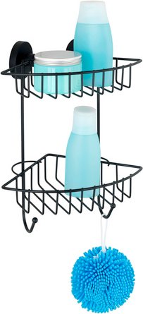 Thumbnail - WENKO Eckregal, BxL: 22,5 x 16 cm, schwarz