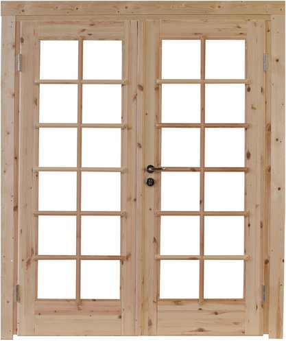 Doppeltür »Lars 70 Iso«, Kiefernholz, Natur - beige