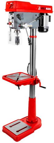 HOLZMANN-MASCHINEN Ständerbohrmaschine »SB253VH 230V«, 1100 W, 230 V - grau | rot