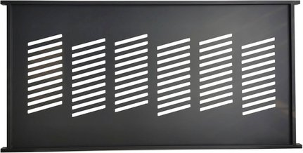 Zaun »Stockholm«, Aluminium, BxH: 200 x 100 cm - schwarz