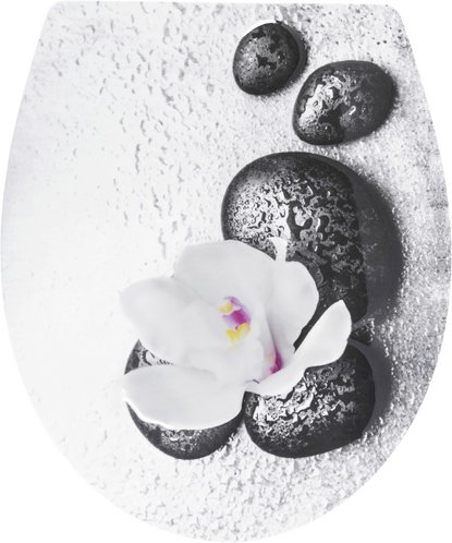 CORNAT WC-Sitz »RELIEF«, Duroplast, oval, mit Softclose-Funktion - bunt