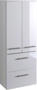 HELD MÖBEL Midischrank »Parma«, BxHxT: 50 x 130 x 27 cm - weiss