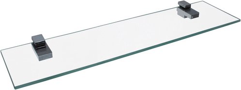 FACKELMANN Glasablage, BxHxT: 40 x 3,5 x 12,5 cm - transparent