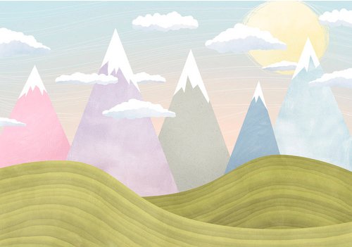 KOMAR Vliestapete »Into Adventure«, Breite 400 cm, matt - bunt