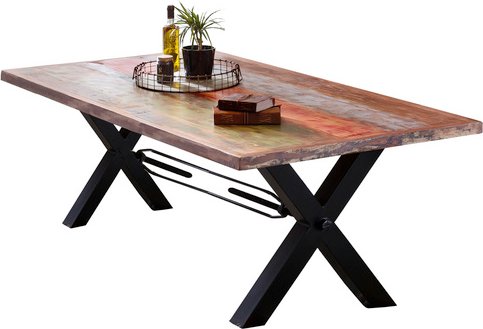Thumbnail - SIT Tisch »TABLES & CO«, HxT: 76,5 x 100 cm, Holz - bunt | schwarz