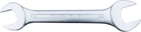 CONNEX Gabelschlüssel, Schlüsselgröße: 34 x 36 mm - silberfarben