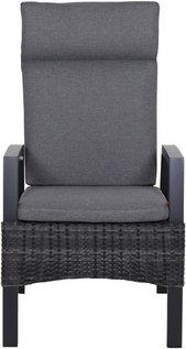 SIENA GARDEN Sessel »TARANTO«, BxHxL: 57 x 80 x 56 cm, max. Belastung: 110 kg - grau