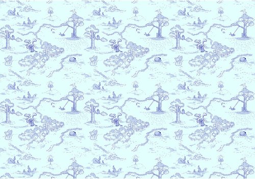 KOMAR Vliestapete »Winnie Pooh Pat«, bunt, glatt