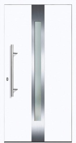 KNOCK Flügelüberdeckende Kunstoff-Haustür »WIEN«, weiß - weiss