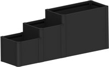 Thumbnail - BIOHORT Blumenkasten »DaVinci«, BxHxT: 250 x 77 x 59 cm, Metall - grau