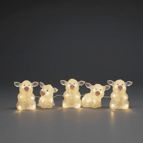 Thumbnail - Konstsmide LED Figur, Kunststoff, inkl. Leuchtmittel - transparent