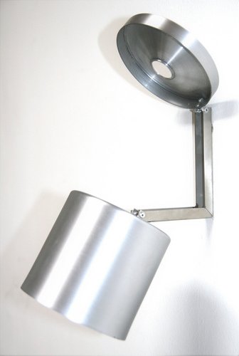 SZAGATO Aschenbecher, BxHxL: 15 x 17 x 15 cm, für: innen & außen - silberfarben