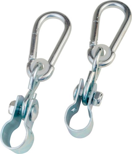 HAPPY PEOPLE Manschettenhaken, Max. Tragfähigkeit: 200 kg - silberfarben