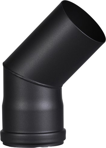 FIREFIX® Rauchrohr, Ø: 8 cm, Stärke: 1,2 mm, Stahl - schwarz