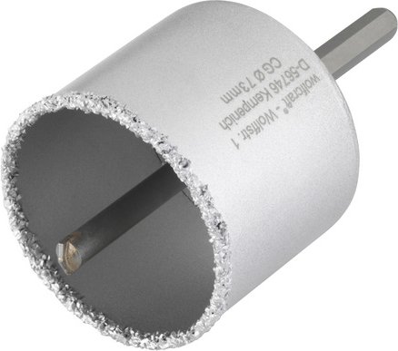 Thumbnail - WOLFCRAFT Bohrkranz, Ø: 73 mm, Hartmetall - silberfarben