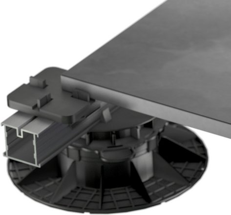 Mr. GARDENER Plattenhalter, BxL: 8 x 8 cm, für Terrassen