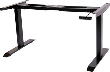 SZAGATO Schreibtisch-Gestell, BxHxT: 118 x 62 x 70 cm, Stahl - grau