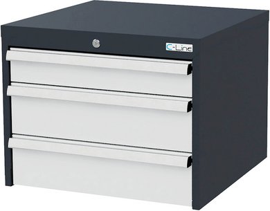 Simplaflex Hängeschrank, BxHxT: 60 x 48 x 57,5 cm - grau