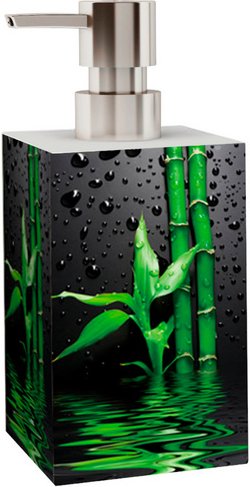 Sanilo Seifenspender »Virella«, 165 mm - 70 mm, Schwarz, Rechteckig