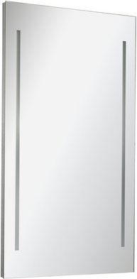 FACKELMANN Spiegelelement »AL 55 LED«, beleuchtet, BxHxT: 55 x 100 x 3,6 cm - grau