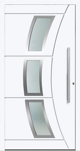 KNOCK Aluminium-Haustür »DUBLIN«, weiß - weiss