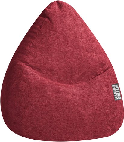 Sitting Point Sitzsack »Beanbag Alfa XL«, rot, BxH: 70 x 110 cm