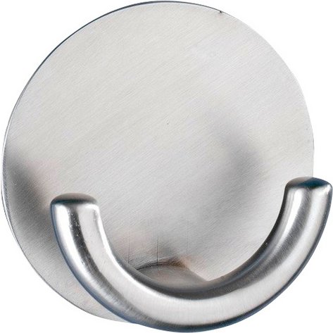 WENKO Hakenset, rostfreier Edelstahl, silberfarben matt