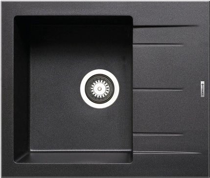 Pyramis Einbauspüle »Alazia«, Granit, BxHxL: 59 x 50 cm - schwarz