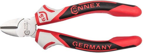 Thumbnail - CONNEX Seitenschneider, rot/schwarz/silberfarben, Kunststoff - bunt