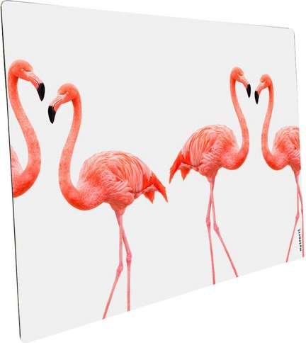 mySPOTTI Mini-Spritzschutz »Lovely Flamingo «, Aluverbund, Flamingo