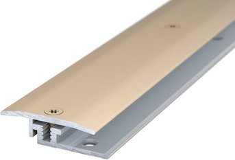 CARL PRINZ Übergangsprofil »LPS Design«, BxH: 27 x 7 mm, versenkt gelocht - goldfarben