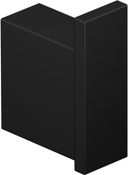 Chris Bergen Handtuchhaken „Amira", Messing, schwarz matt