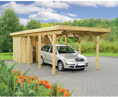 Mr. GARDENER Geräteraum »Bremen 2«, für Carport Bremen 2/Lübeck 2, braun