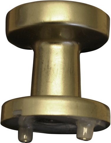ALPERTEC Türknopf, Aluminium - silberfarben