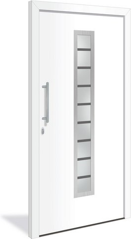 RORO Haustür »Newhaven«, Aluminium, weiß - weiss