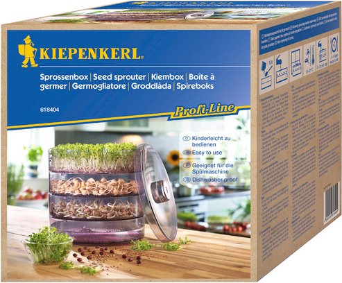 Kiepenkerl Anzucht-Set »Profi-Line«, rund, BxHxT: 18,5 x 19 x 18,5 cm - gruen