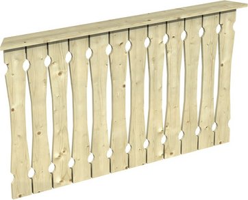 SKANHOLZ Brüstung, BxH: 78,5 x 96 cm, Holz, natur