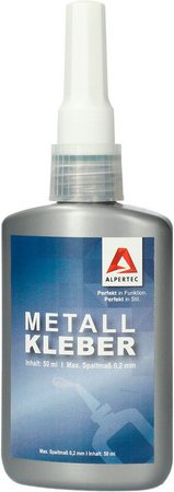 Thumbnail - ALPERTEC Kleber, 50 ml, speziell für Metall - transparent