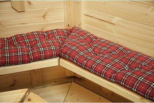 WOLFF Sitzauflage, BxHxT: 170 x 135 x 35 cm, Textil - beige