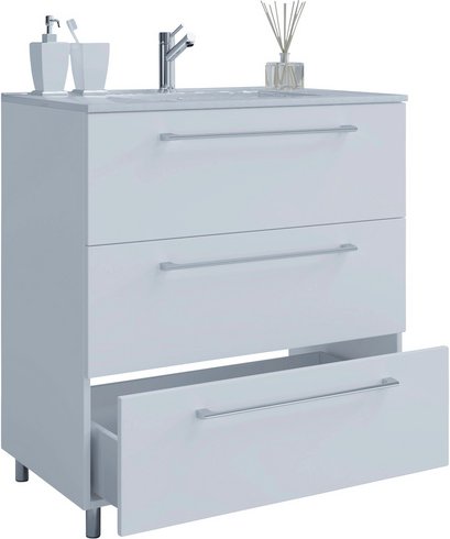 Thumbnail - VCM Waschtisch-Set, Breite Waschtisch: 80 cm - weiss