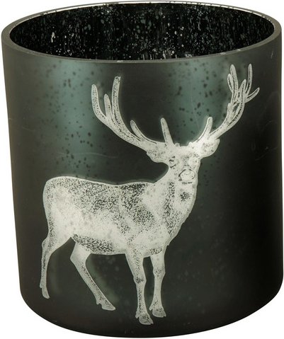 Flowerbox Teelichthalter - braun